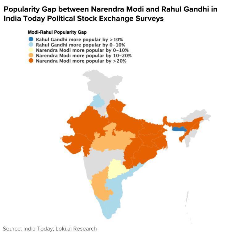 Figure 4 Electoral Impact Another way to gauge Modi s popularity is his impact during election campaigns.