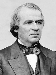 ANDREW JOHNSON 17th President after Lincoln s assassination (1865) Began conflicting with Radical Republicans in Congress Johnson fired Secretary of