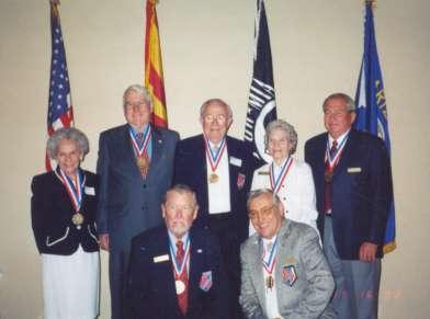 November 2002 November 16 was our luncheon at McCormick Ranch and the honoring of some of our members with the Meritorious Service Award.