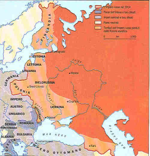 October Revolution & the Treaty of Brest-Litovsk April