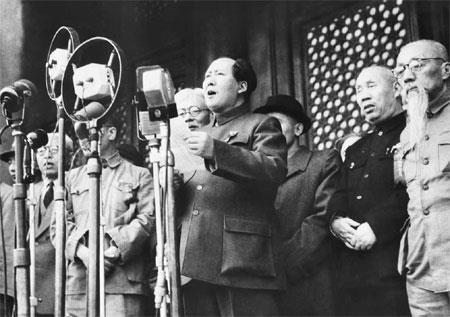 Proclamation of the People s Republic of China (1949) This occurred after Mao Zedong s victory in the Chinese Civil War in 1949.