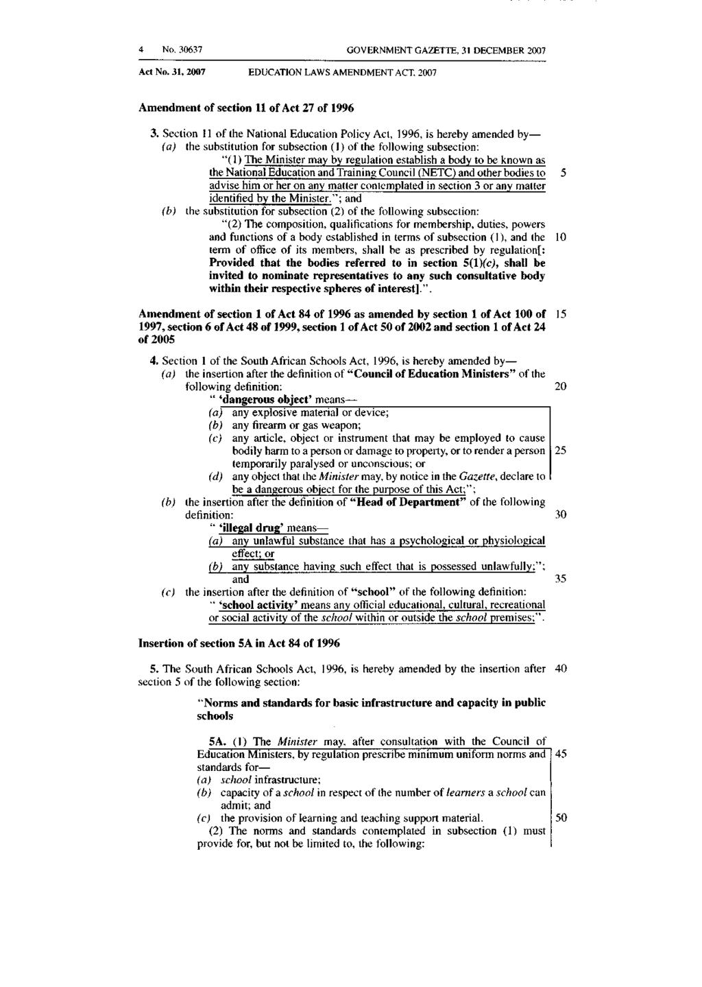 Amendment of section 11 of Act 27 of 1996 3.