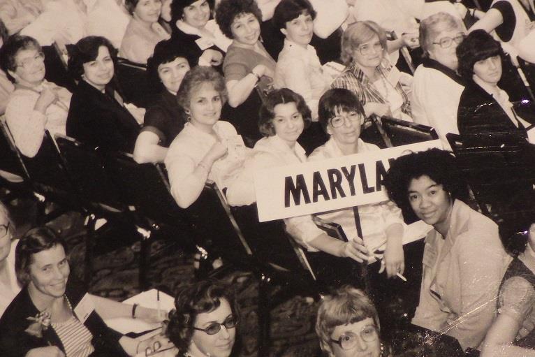 In Memoriam In Remembrance of Annette Funn, 1942-2016 Annette Funn, shown directly in front of the Maryland sign at the 1980 LWVUS Convention, was a dedicated League member and community activist.