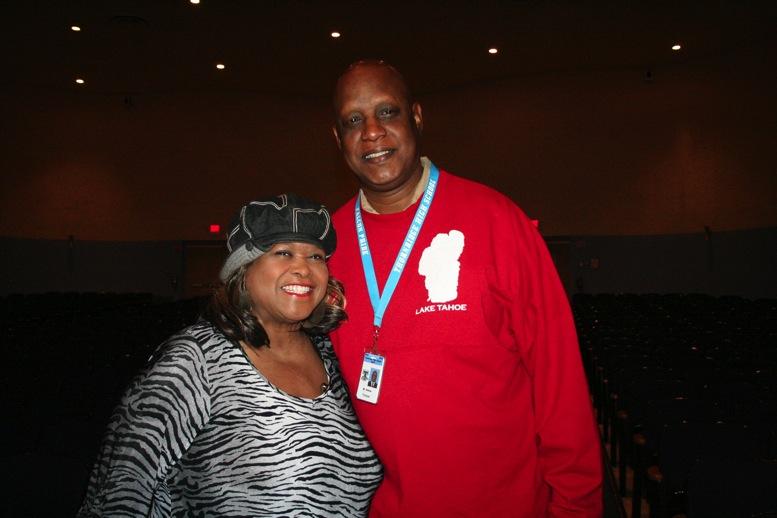 Actress Felicia Fields visited