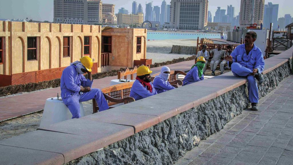 Migrant Worker Rights Ahead of the 2022 World Cup Construction workers pause at a Doha job site Nadim Houry Nadim Houry is Human Rights Watch s deputy director of its Middle East and North Africa