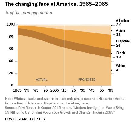 Demographic shift Ethnic