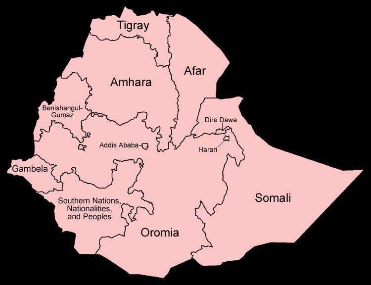 Appendices Appendix 1: Map of Administrative Regions within Ethiopia