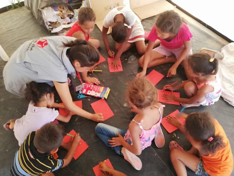 In La Guajira more than 4,700 children received psychosocial attention, including a number of children who have arrived in Colombia with aggressive behaviour and demotivation due to the breakdown of