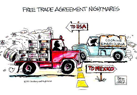 North American Free Trade Agreement (NAFTA) which reduced