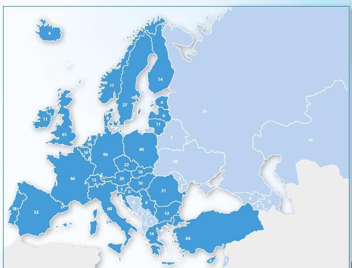 850 members in 48 European countries Learning and Teaching - Universities in the EHEA Research and Innovation Universities in the ERA Internationalisation