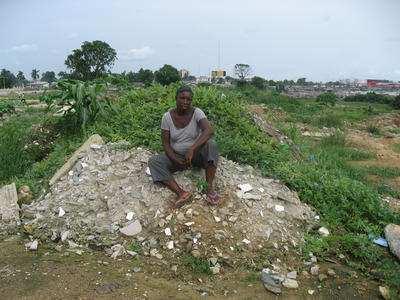 Amnesty International Nene Briggs. Double victim of forced evictions. Former landlord in Njemanze, demolished in 2009. Her new home in Abonnema Wharf was demolished in June 2012.