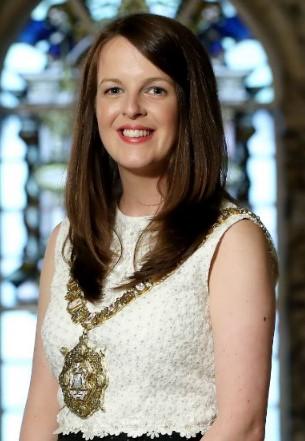 The Lord Mayor is a graduate of Law with Politics from the Ulster University and alumni of the Washington Ireland Programme.