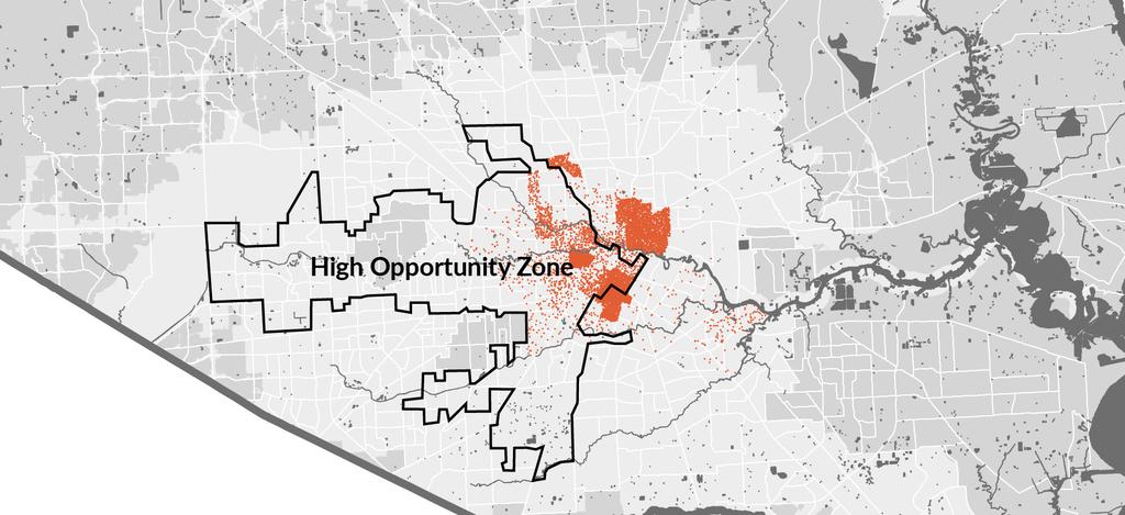 60 years of rapid growth yet continued racial and ethnic segregation re- main a constant in Houston.