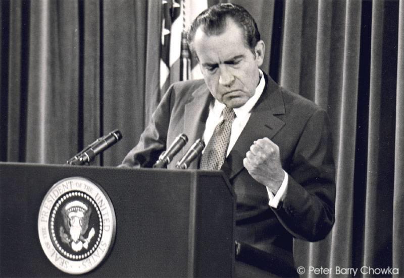 What did President Nixon cover up in 1973?