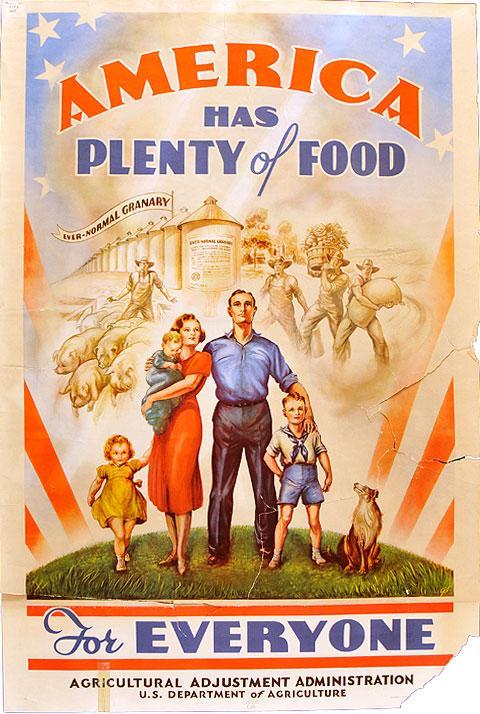 During the Great Depression of the 1930s, agricultural price support programs led to vast amounts of food being deliberately destroyed at a time when malnutrition was a serious problem in the United