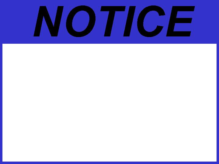 3 Elements of Notice 1) Event (Notice of the Event) 2) Claim (Notice of the