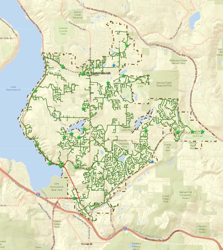Attachment 3: King County Regional Conveyance to District Map 120 SAMMAMISH PLATEAU WATER & SEWER DISTRICT SEWER SERVICE AREA 2