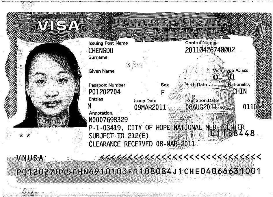 1. PURPOSE OF THE PASSPORT AND VISA PASSPORT VISA STAMP - Provides personal biographical