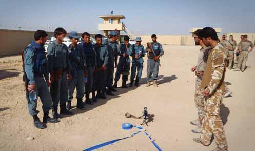 SECURITY the Danish police effort The purpose of the effort is to enhance the Afghan police in order to increase are also needed, including more female will intensify its support for training in