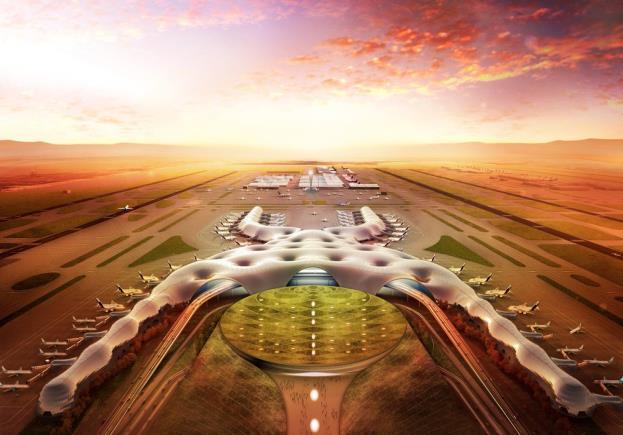 The OECD praised the progress made by Mexico's new international airport, especially its