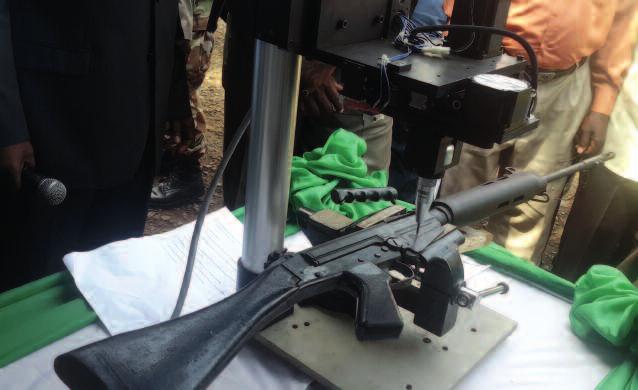 AOAV also works directly with local blacksmiths engaged in manufacturing illicit firearms to help them either become legal, registered firearm producers or to find viable, alternative livelihoods.