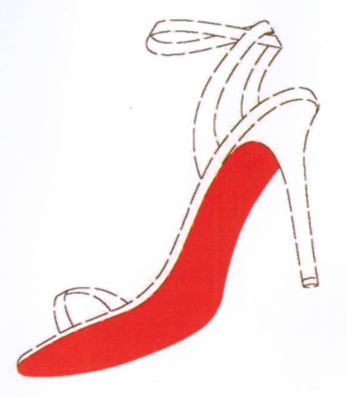 9 In the application for registration, the mark at issue is described as follows: The mark consists of the colour red (Pantone 18 1663TP) applied to the sole of a shoe as shown (the contour of the