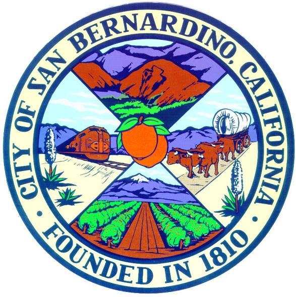 CITY OF SAN BERNARDINO AGENDA FOR THE PLANNING COMMISSION APRIL 9, 2019 6:00pm COUNCIL CHAMBER 201 NORTH E STREET SAN BERNARDINO, CA 92401 WWW.SBCITY.