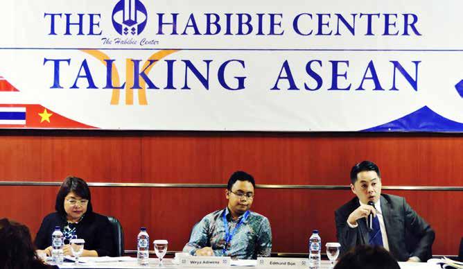 Introduction: The Habibie Center (THC) held its 27 th Talking ASEAN dialogue titled Towards the 50 th Anniversary of ASEAN: Reviewing AICHR s Past Achievements and Future Challenges in Promoting