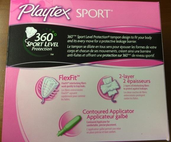 The Playtex Sport tampon is sold in light, regular, super, and super plus