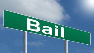 Assets can be pledged by the defendant or by a bail bondsman who charges the defendant a premium (usually