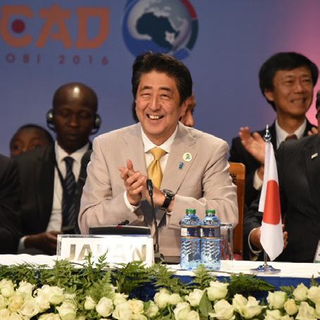 Over 11,000 people attended the TICAD6 conference in 2016 The event brought together over 53 200 African countries Japanese private sector partners were represented in TICAD6 Global Health Since