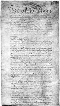 The Articles of Confederation In 1777, delegates appointed by each state to the Second Continental Congress agreed to send the new plan for government to the states for review.