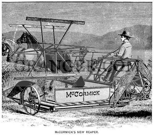 Mechanical Reaper [Cyrus McCormick] Led to more efficiency and farms planting more acres,
