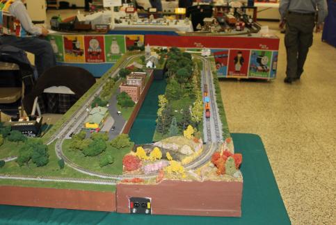 Not only is model railroading represented, remote model