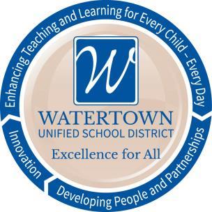 Excellence for All It s the Watertown Way Public Notice REVISED TO THE MEMBER ADDRESSED: Notice is hereby given that the Board of Education will hold a Special Board Meeting on Monday, February 27,