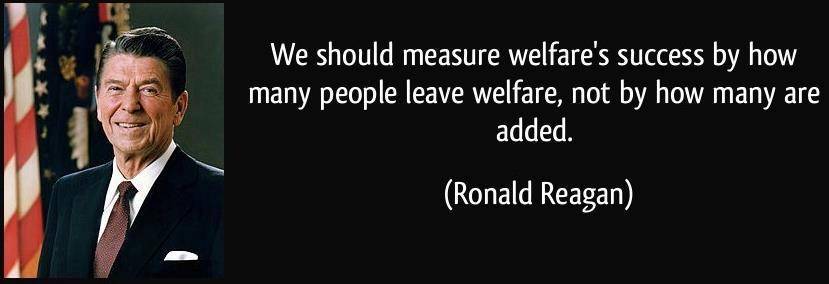 24. Welfare I oppose welfare for able bodied men and women. I favor helping them get a job. We need to provide opportunities to make it possible for poor and low income workers to become self-reliant.
