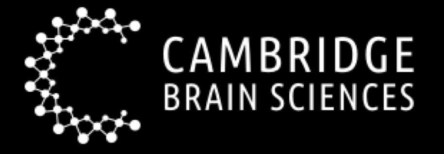 Standardized Assessment Cambridge Brain Sciences Dr.