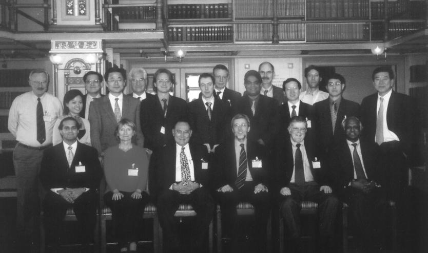 23 Participants at the conference on Reassessing Security Cooperation in the Asia-Pacific Region, from left to right (back), John McFarlane, James Tang, Ralph Cossa, Brian Job, John Ravenhill, David
