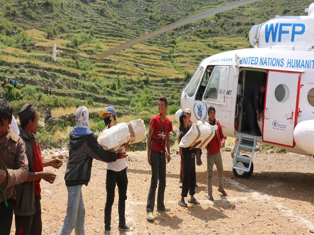 HUMANITARIAN ASSISTANCE OFTEN FILLS THE VOID BUT IT CANNOT OFFER LONG TERM