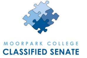 MOORPARK COLLEGE Classified Senate The objective of this organization shall be to address the non-bargaining concerns of the classified employees and in the spirit of participatory governance work