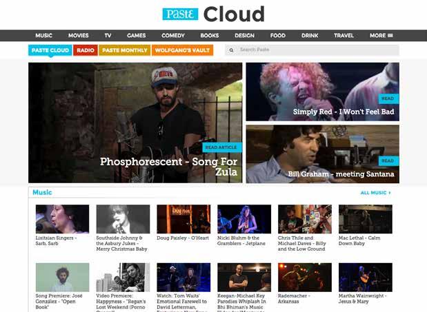 The Paste Cloud is our new video and audio section, featuring more than 13,000 high-quality concert performances and more than 49,000 high-quality live audio recordings from artists like The Rolling