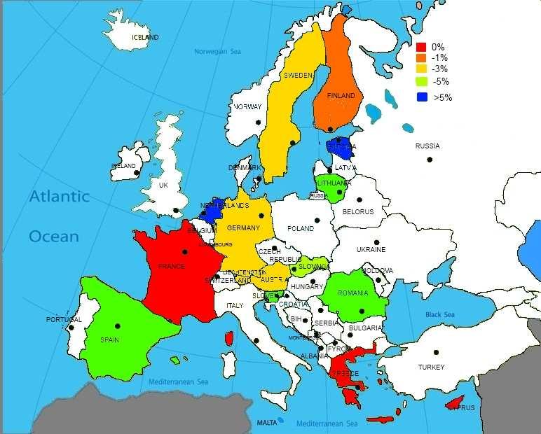 Map 2: Percentage of member of national parliaments less than 30 years Young people s interest in politics seems to be rather low: Data from the European Social Survey 2008 shows that in none of the