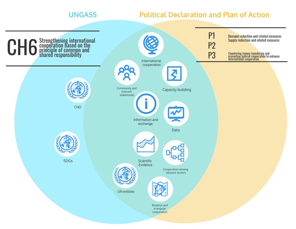 CHAPTER 6: Operational recommendations on strengthening international cooperation based on the principle of common and shared responsibility This chapter of the UNGASS Outcome Document reflects the