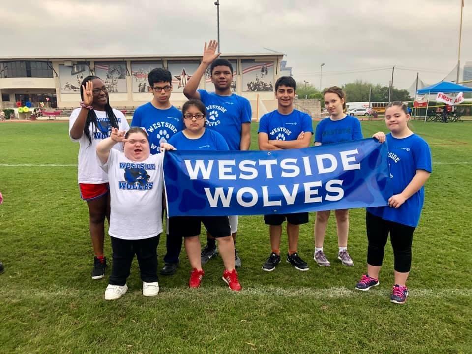 Sam, coached eight students from our Life Skills and Structured Learning Center classes. The team participated in the 100 Meter Dash and Standing Long Jump.