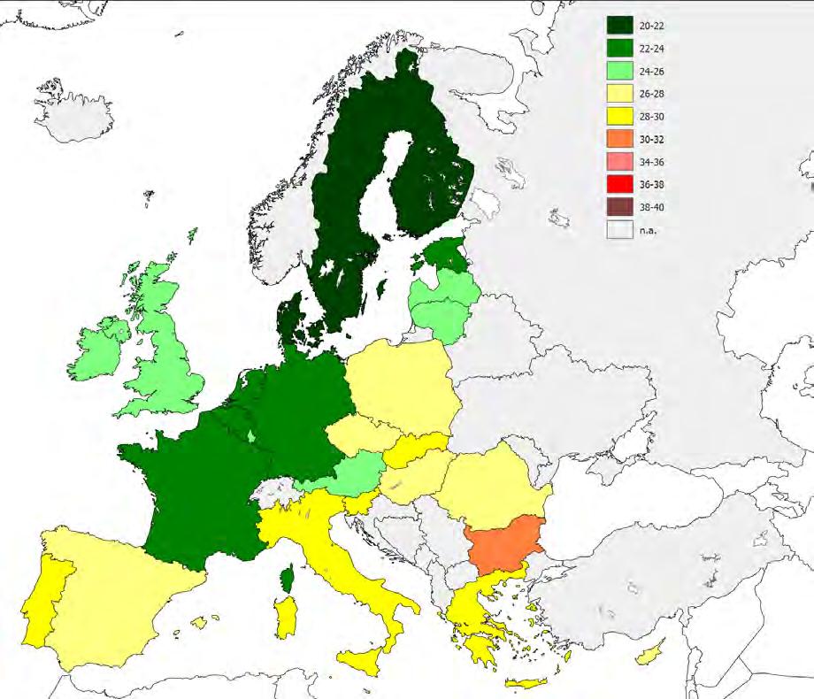 Mapping youth transitions in Europe Figure 1: Age at which 50% of young people leave the parental home Source: Eurofound calculation based on EU-SILC data Different factors have been identified to