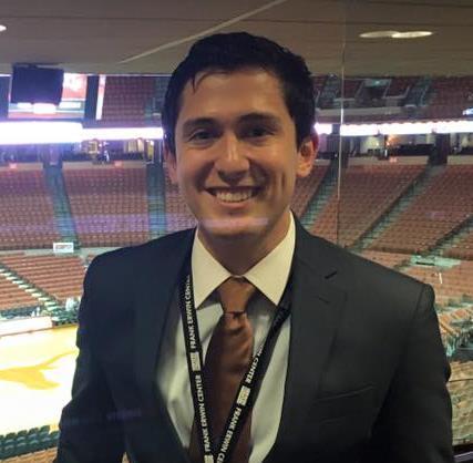 LOCAL CONNECTION Congratulations to Josh Hernandez, Sales and Premium Services Manager for the Frank Erwin Center who has been