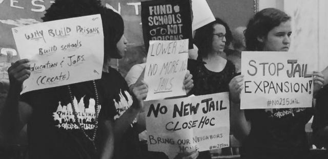 #No215Jail & #No215Bail Our Goal: End Cash Bail in Philadelphia Every day, there are thousands of people held in Philadelphia s jails solely because they cannot afford to pay for their release.