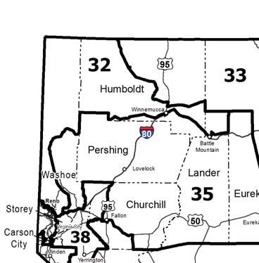 Legislative Redistricting 441 NEVADA ASSEMBLY AS REAPPORTIONED BY THE 2001
