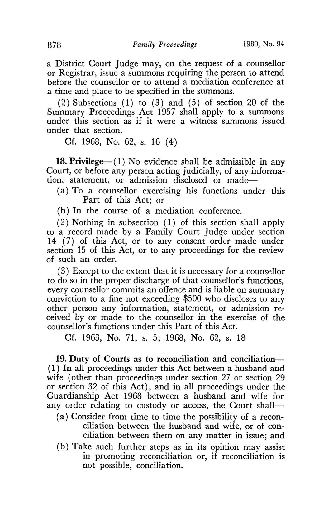 878 Family Proceedings 1980, No.