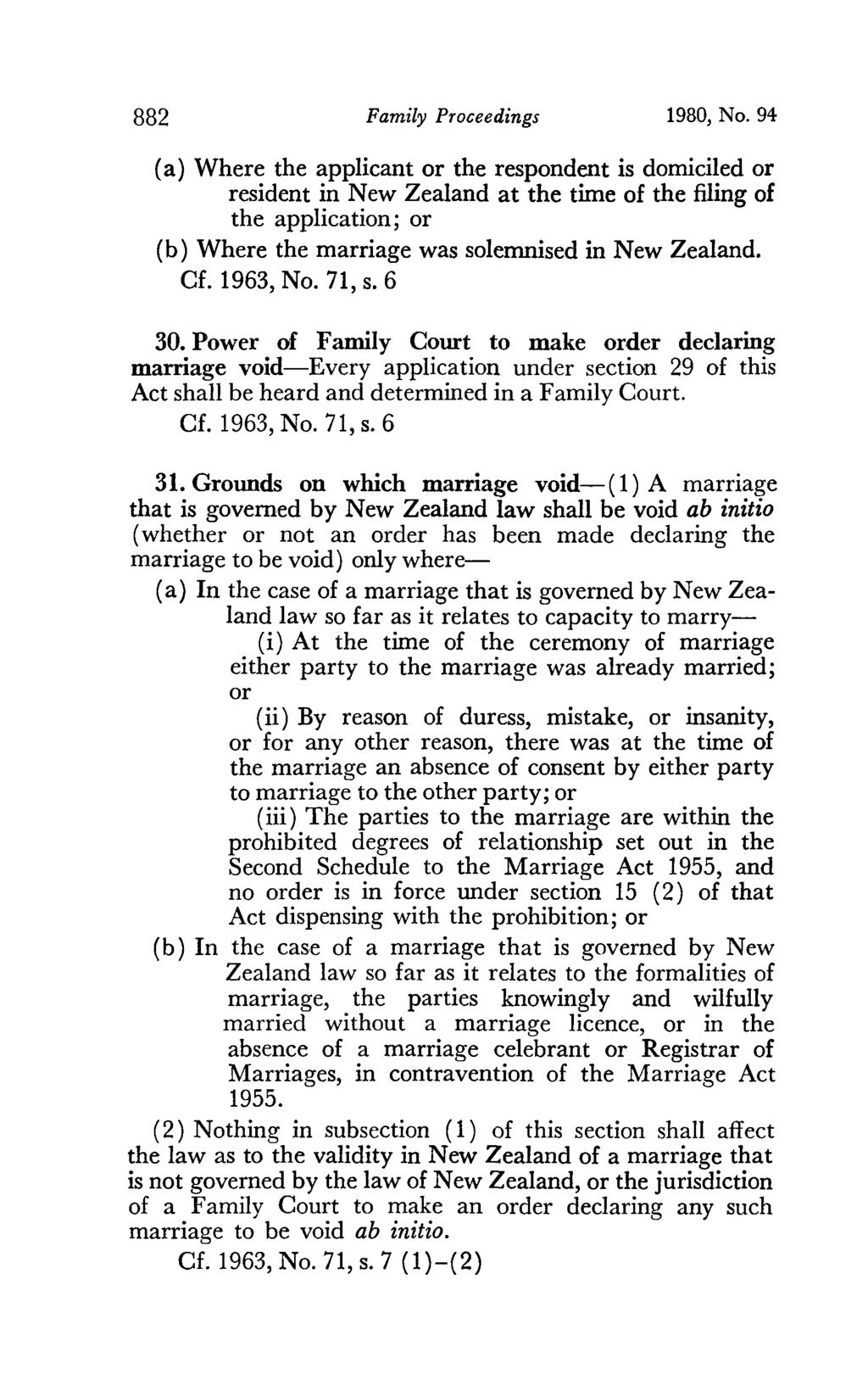 882 Family Proceedings 1980, No.